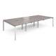 Adapt 6 Person Bench Desk | 1600mm Deep